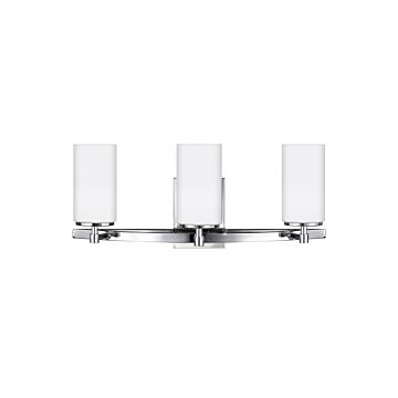 Generation Lighting Alturas 3-Light 22 Bathroom Vanity Light in Chrome