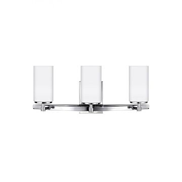 Generation Lighting Alturas 3-Light 22 Bathroom Vanity Light in Chrome