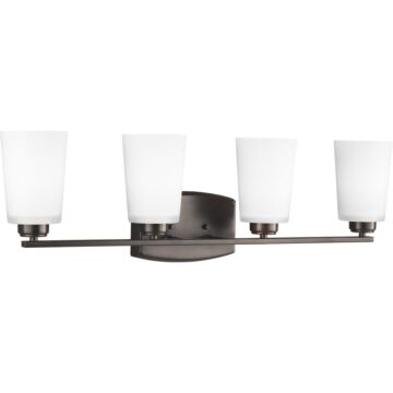 Generation Lighting Franport 4-Light 29" Bathroom Vanity Light in Bronze