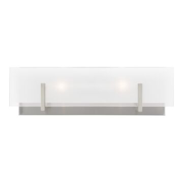 Syll Two Light Wall   Bath in Brushed Nickel by Visual Comfort Studio