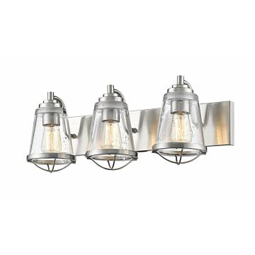 Z-Lite Mariner 3-Light Bathroom Vanity Light In Brushed Nickel
