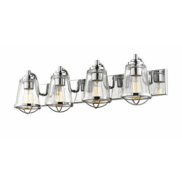 Z-Lite Mariner 4-Light Bathroom Vanity Light In Chrome