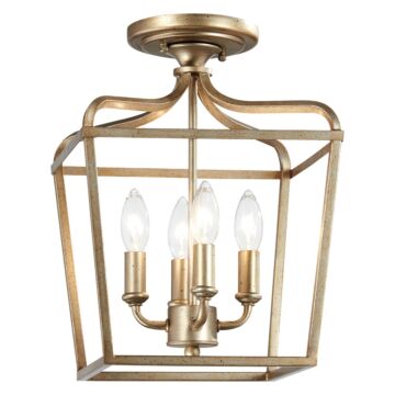 Laurel Estate Four Light Pendant in Brio Gold by MinkaLavery