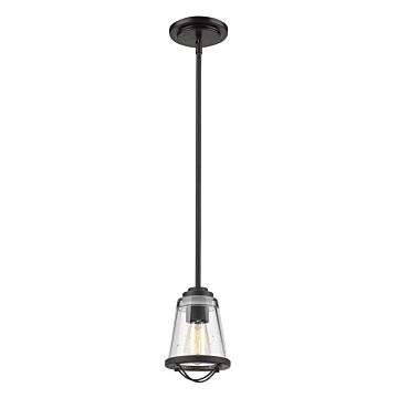 Z-Lite Mariner 1-Light Mini Pendant Light In Bronze