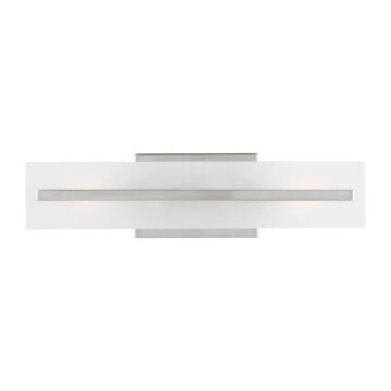 Dex LED Bath Wall Sconce in Brushed Nickel by Visual Comfort Studio