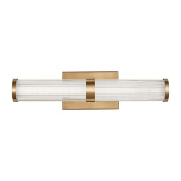 Syden LED Bath Wall Sconce in Satin Brass by Visual Comfort Studio