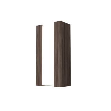 Clean 2-Light Wall Lamp in American Walnut