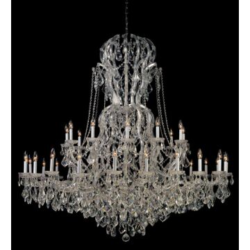 Maria Theresa 37 Light Chandelier in Polished Chrome by Crystorama