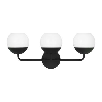 Alvin LED Bath Wall Sconce in Midnight Black by Visual Comfort Studio