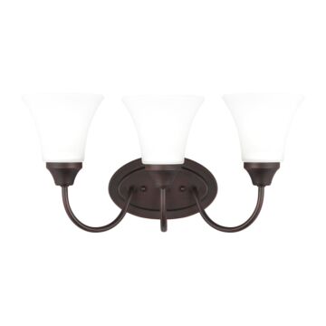 Holman 3-Light Bathroom Vanity Light in Bronze
