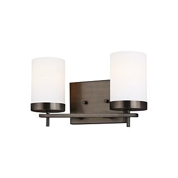 Zire Two Light Wall   Bath in Brushed Oil Rubbed Bronze by Visual Comfort Studio