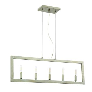 Portrait Five Light Island Pendant in Gold Twilight by Craftmade