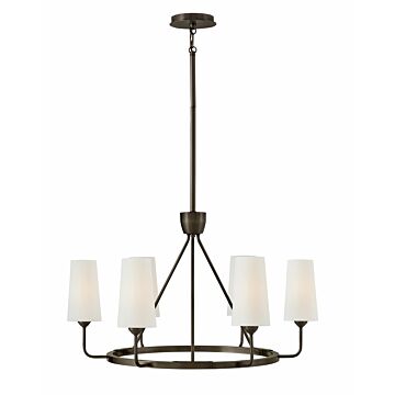 Hinkley Lewis 6-Light Pendant In Black Oxide