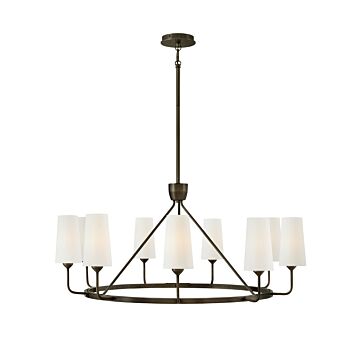 Lewis 9-Light LED Pendant in Black Oxide