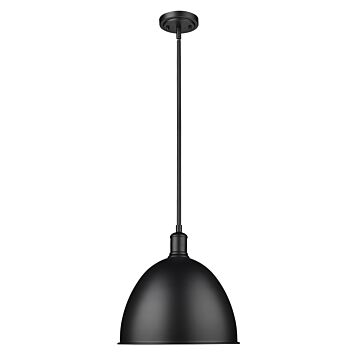 Z-Lite Sawyer 1-Light Pendant Light In Matte Black