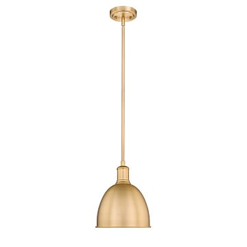 Z-Lite Sawyer 1-Light Pendant Light In Classic Brass