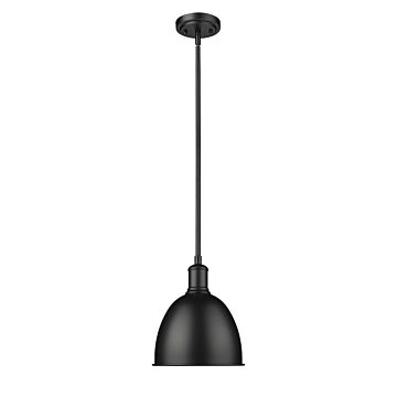 Z-Lite Sawyer 1-Light Pendant Light In Matte Black