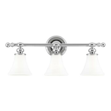 Weston Three Light Bath Bracket in Polished Nickel by Hudson Valley