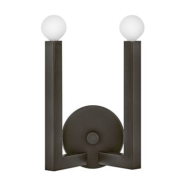 Ezra 2-Light Sconce in Black Oxide