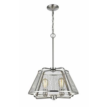 Z-Lite Iuka 4-Light Pendant Light In Brushed Nickel
