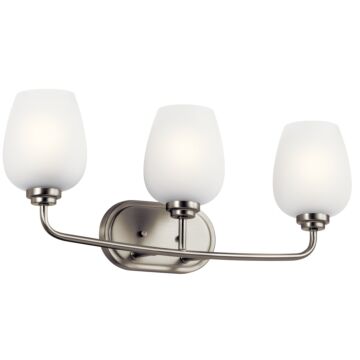 Valserrano Three Light Bath in Brushed Nickel by Kichler