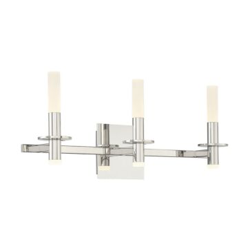 Torna 6-Light LED Bathroom Vanity Light in Polished Nickel