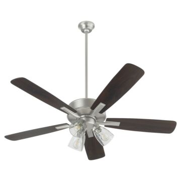 Ovation 52"Ceiling Fan in Satin Nickel by Quorum International
