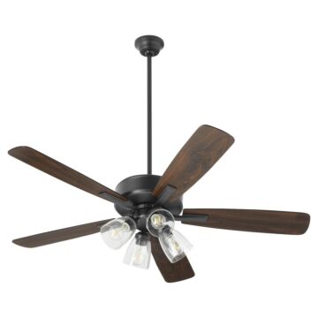 Ovation 52"Ceiling Fan in Matte Black by Quorum International