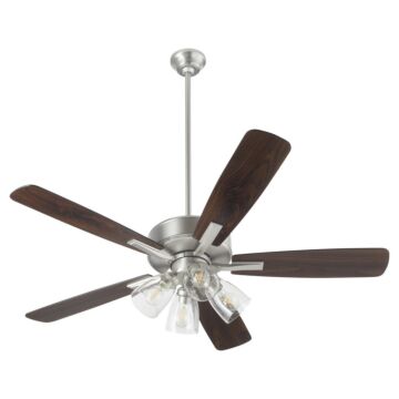 Ovation 52"Ceiling Fan in Satin Nickel by Quorum International