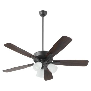Ovation 52"Ceiling Fan in Matte Black by Quorum International