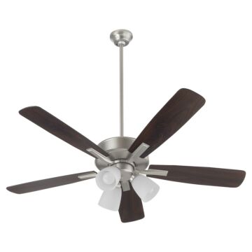 Ovation 52"Ceiling Fan in Satin Nickel by Quorum International