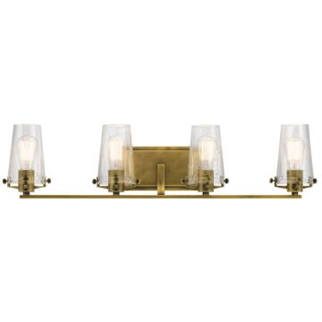 Alton Four Light Bath in Natural Brass by Kichler