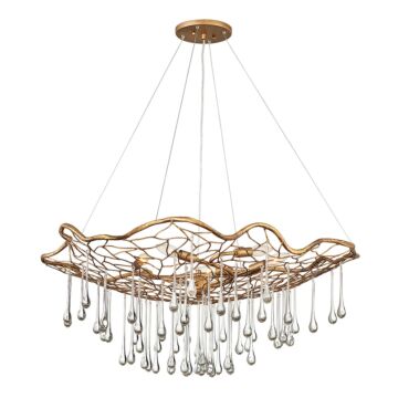 Hinkley Laguna 6-Light Pendant In Burnished Gold