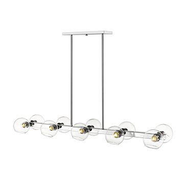 Z-Lite Marquee 10-Light Pendant Light In Chrome