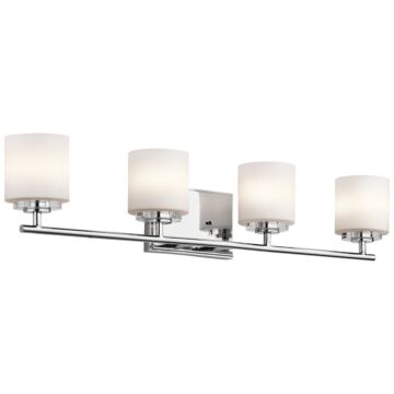 Kichler O Hara 4 Light 4 Arm Bathroom Vanity Light in Chrome