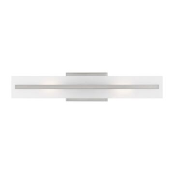 Dex LED Bath Wall Sconce in Brushed Nickel by Visual Comfort Studio