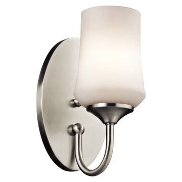 Aubrey One Light Wall Sconce in Brushed Nickel by Kichler
