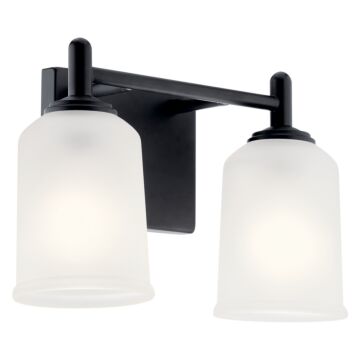 Shailene Two Light Bath in Black by Kichler