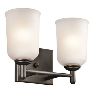 Shailene Two Light Bath in Olde Bronze by Kichler