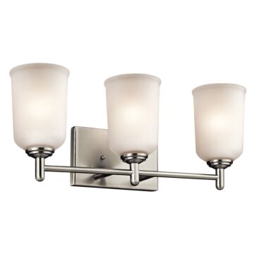 Shailene Three Light Bath in Brushed Nickel by Kichler