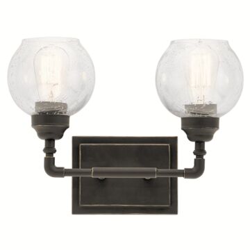 Niles Two Light Bath in Olde Bronze by Kichler
