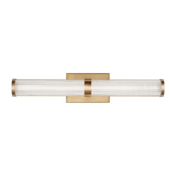 Syden LED Bath Wall Sconce in Satin Brass by Visual Comfort Studio
