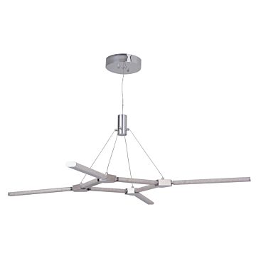 Craftmade Horizon 8 Light Modern Chandelier in Chrome