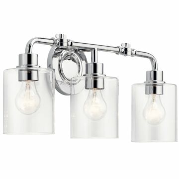 Gunnison Three Light Bath in Chrome by Kichler