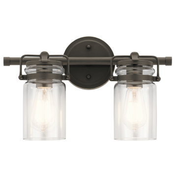 Brinley Two Light Bath in Olde Bronze by Kichler