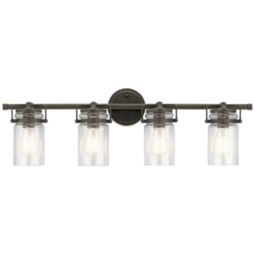 Brinley Four Light Bath in Olde Bronze by Kichler