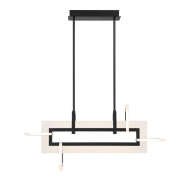 Inizio 1-Light LED Chandelier in Black