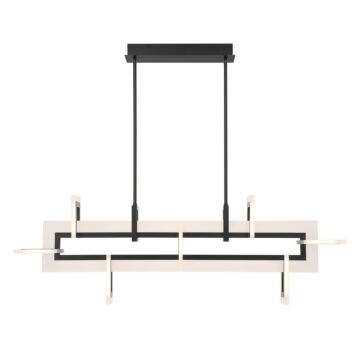 Inizio 1-Light LED Chandelier in Black