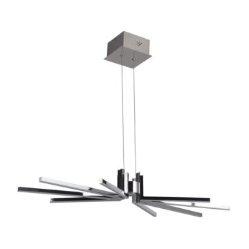 Craftmade Pinnacle 9 Light 36 Inch Modern Chandelier in Chrome