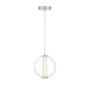 Atomo 1-Light LED Pendant in Chrome